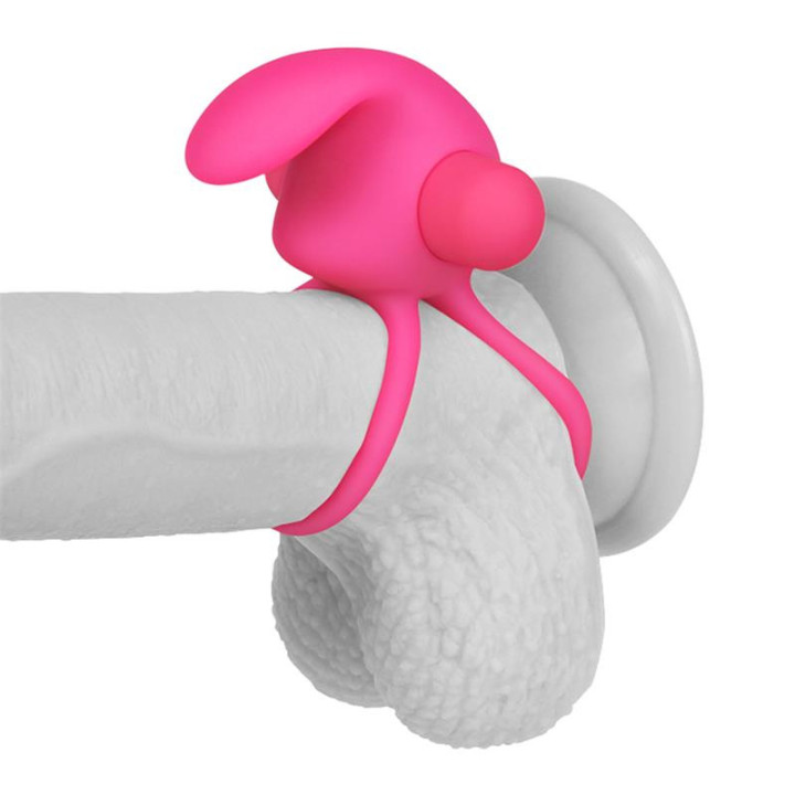 Anneau Vibrant Double Power Clit Duo Rose