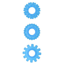 Lumino Play Set de 3 Anneaux pour le Pénis Lumière Bleue