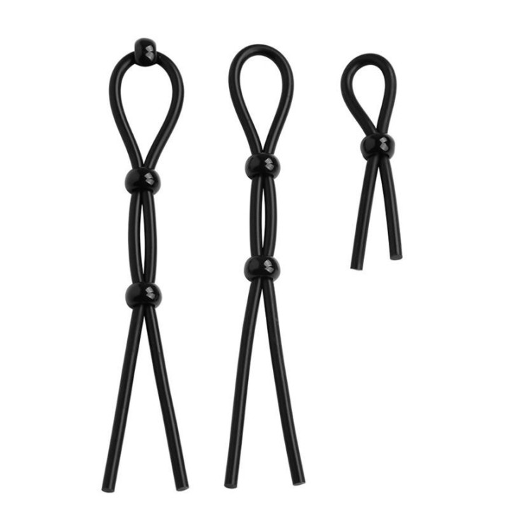 Set de 7 Anneaux pour le Pénis en Silicone Solide