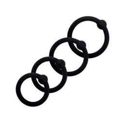 Set de 7 Anneaux pour le Pénis en Silicone Solide
