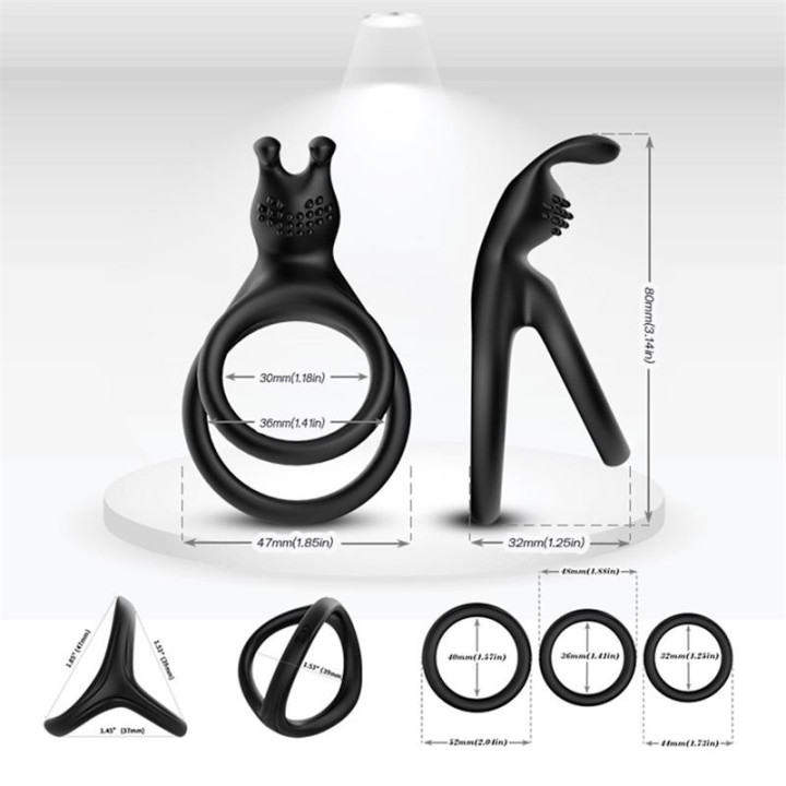 Set d'Anneaux pour le Pénis