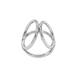 Triple Ring, cockring métal 3 anneaux 5/3,7/4,5cm