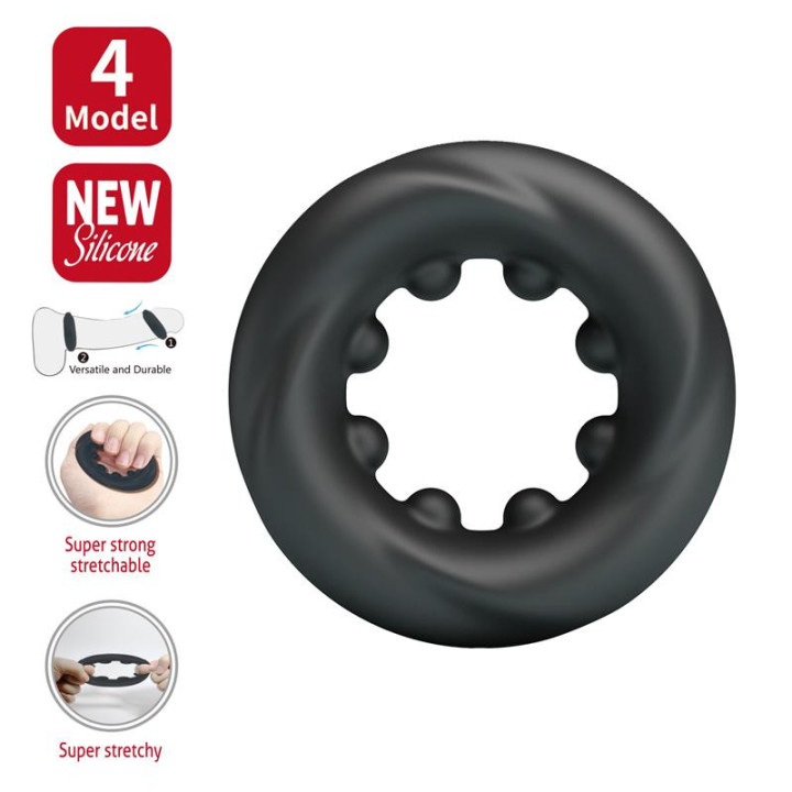 Anneau pour le Pénis en Silicone Modèle 4