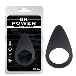 Anneau pour le Pénis Party Hat Silicone Noir