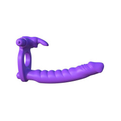 Fantasy C-Ringz Anneau en Silicone de Double Pénétration Rabbit Violet