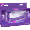 Fantasy C-Ringz Anneau en Silicone de Double Pénétration Rabbit Violet