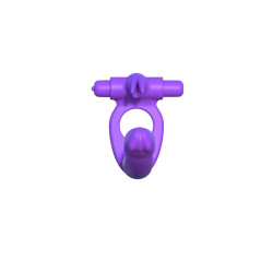 Fantasy C-Ringz Anneau en Silicone de Double Pénétration Rabbit Violet