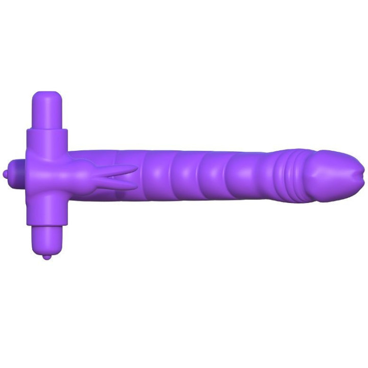 Fantasy C-Ringz Anneau en Silicone de Double Pénétration Rabbit Violet
