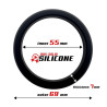Anneau pour le Pénis Silicone Solide 5.5 cm Noir