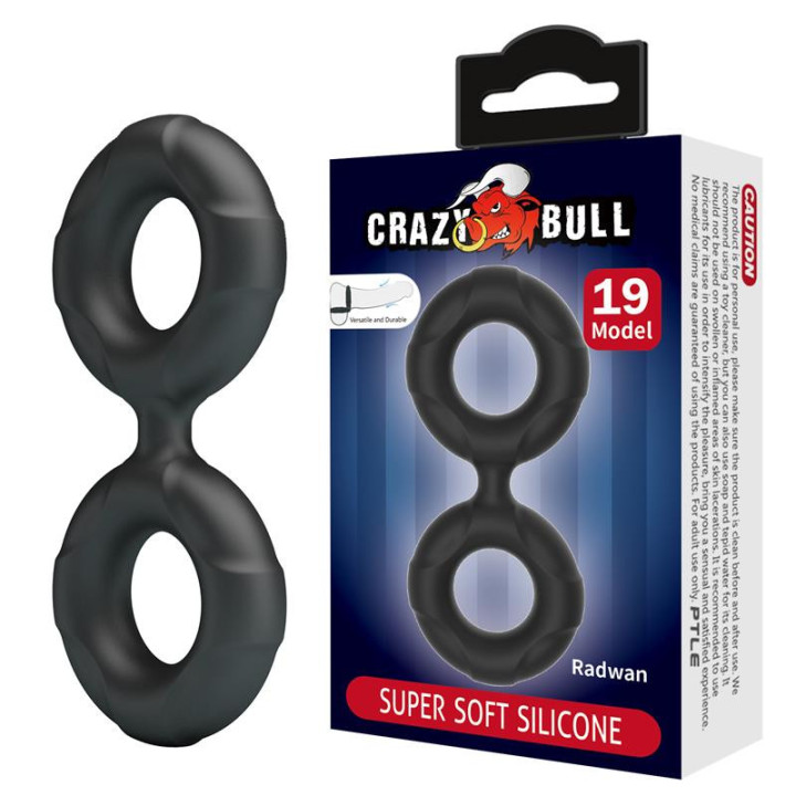 Radwan Anneau pour le Pénis Double Silicone Mod 19