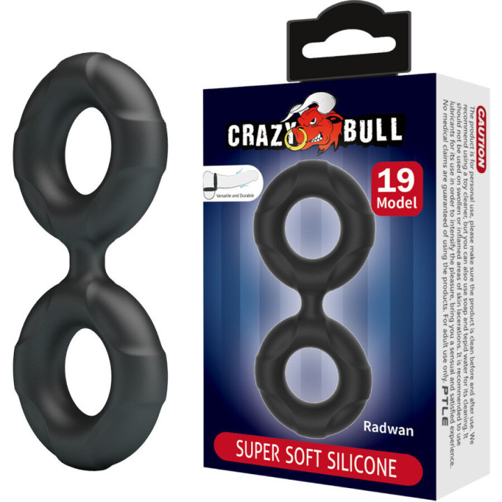 Radwan Anneau pour le Pénis Double Silicone Mod 19