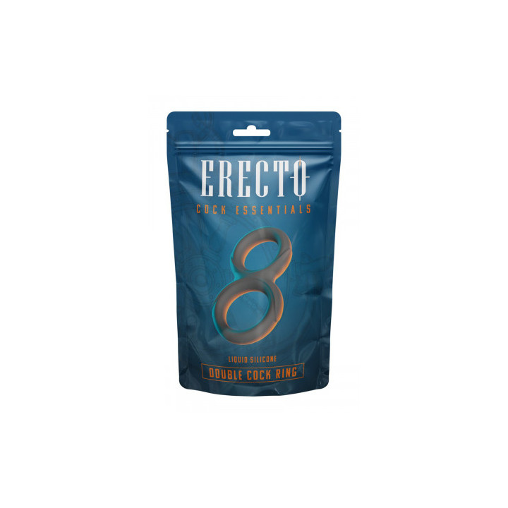 Double Cock Ring liquid silicone - Erecto