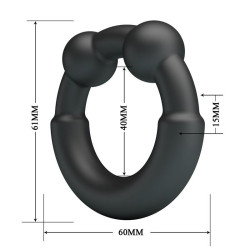 Meco Anneau pour le Pénis Silicone Mod 15