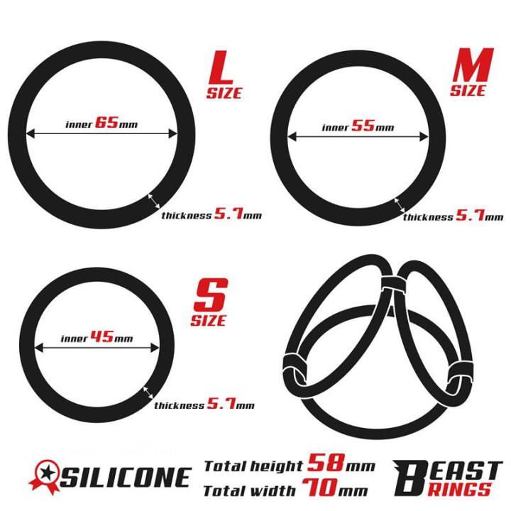 Anneau Triple Silicone