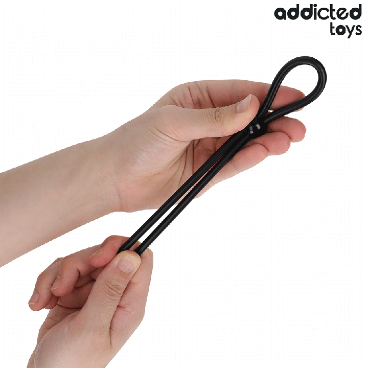 ADDICTED TOYS - CORDE EN SILICONE POUR LE PÉNIS À BOUCLE UNIQUE
