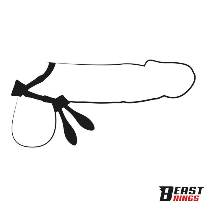 Lasso Anneau pour le Pénis Silicone Ajustable