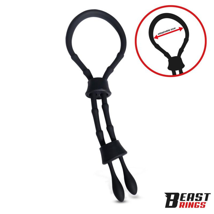 Lasso Anneau pour le Pénis Silicone Ajustable