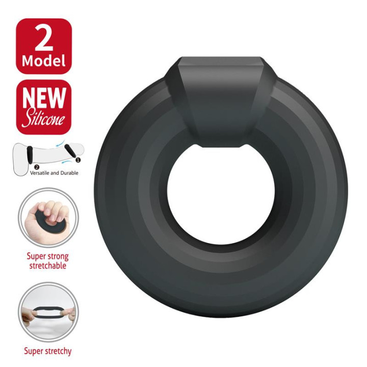 Kayke Anneau pour le Pénis Silicone Mod 2
