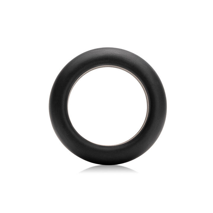 JE JOUE - ANNEAU PÉNIAL EN SILICONE  EXTENSION MAXIMALE - NOIR