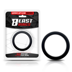 Anneau pour le Pénis Silicone Solide 4.2 cm Noir