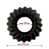 Anneau pour le Pénis Sawtooth Silicone Liquide 25 mm