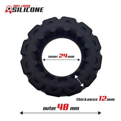 Anneau pour le Pénis Silicone Liquide 2.4 cm