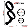 Anneau Double Silicone Solide 50/40 mm