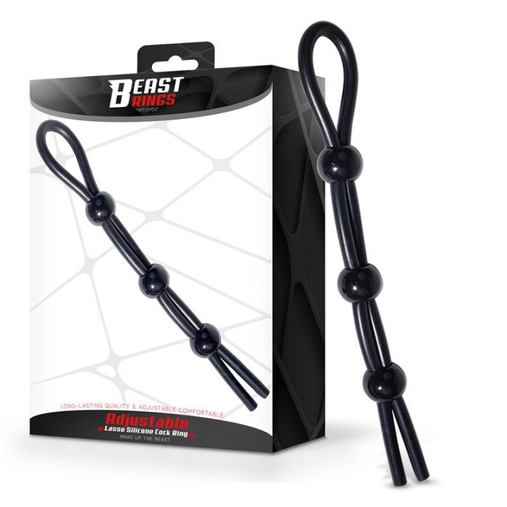 Lasso Anneau pour le Pénis Silicone Ajustable