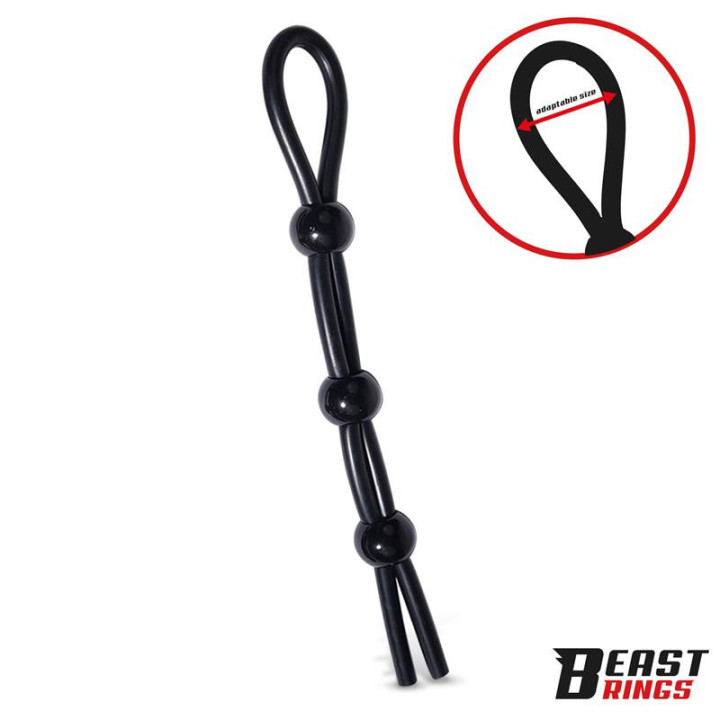 Lasso Anneau pour le Pénis Silicone Ajustable
