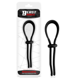 Anneau pour le Pénis Wider Arrest Ajustable en Silicone Solide
