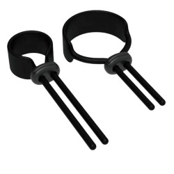 Anneau pour le Pénis Wider Arrest Ajustable en Silicone Solide