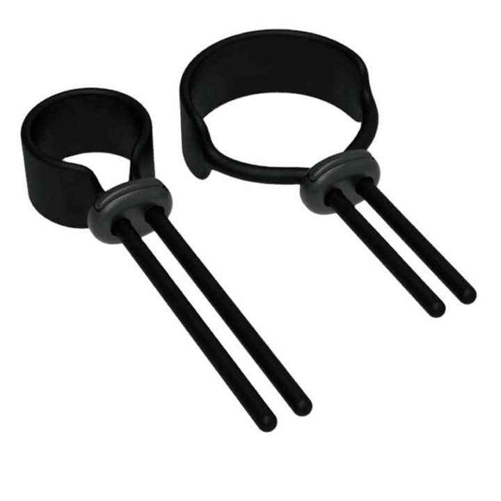 Anneau pour le Pénis Wider Arrest Ajustable en Silicone Solide