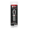 Anneau pour le Pénis en Lazo Ajustable Silicone Solide Noir