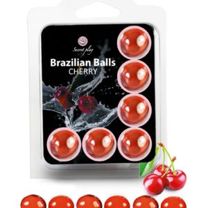 6 Brazilian Balls - cerise Secret Play