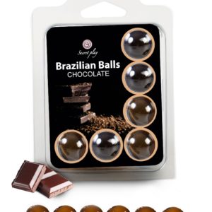 6 Brazilian Balls - chocolat Secret Play