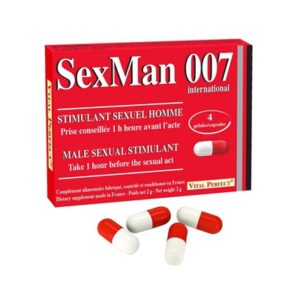Aphrodisiaque SexMan 007 (4 gélules) Vital Perfect