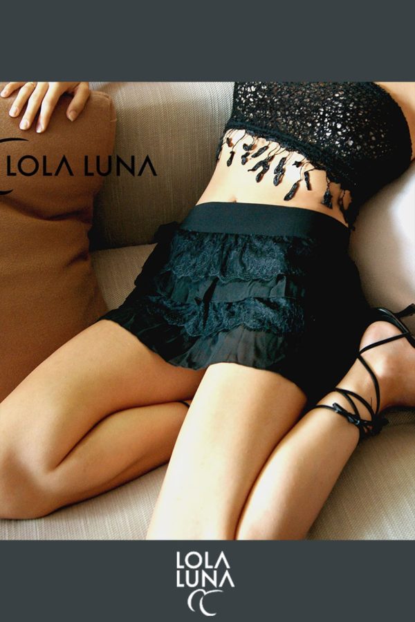 Mini jupe Lola Lola Luna Noir Small