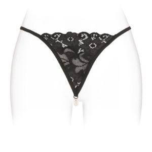 String noir et perles Venusina Fashion Secret Fashion Secret